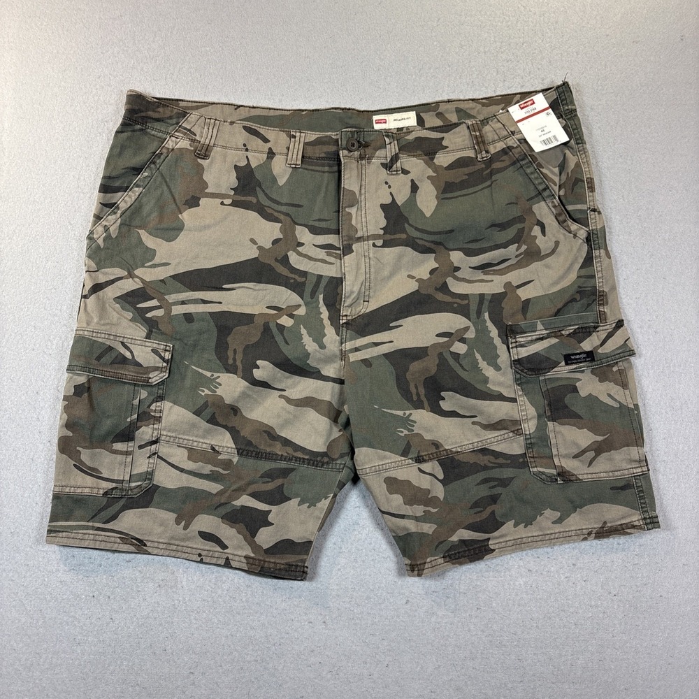 Wrangler Five Star Heritage Relaxed Fit Cargo Shorts‎ Size 48 Inseam 10 NEW